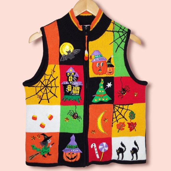 Tiara International Sweaters Vtg Tiara International Halloween